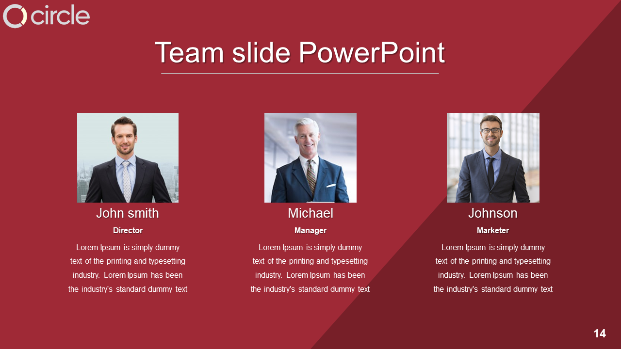 Team Slide PowerPoint Template and Google Slides Themes